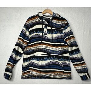 Billabong Adventure Division Fleece Hoodie Mens Size Medium All Over Print